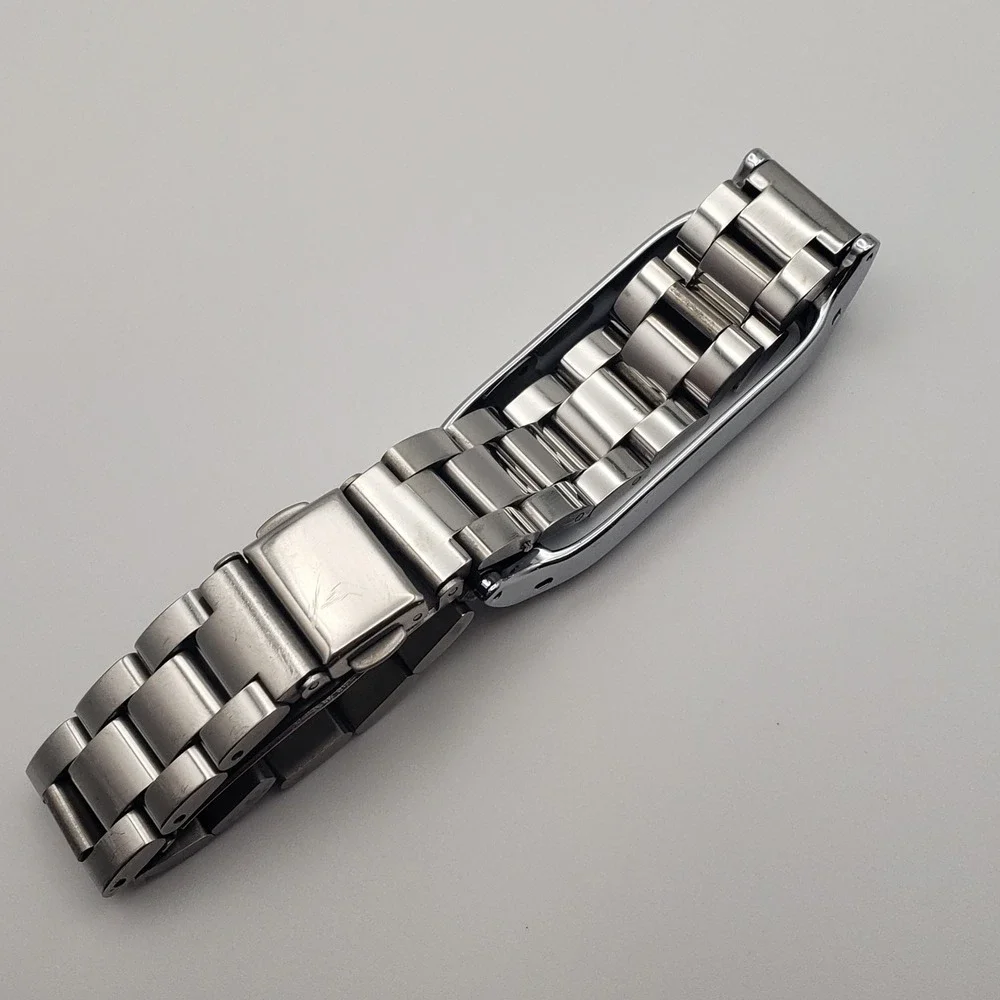 Fitbit Luxe Watch Band Unisex Silver Stainless Steel Link Accessory